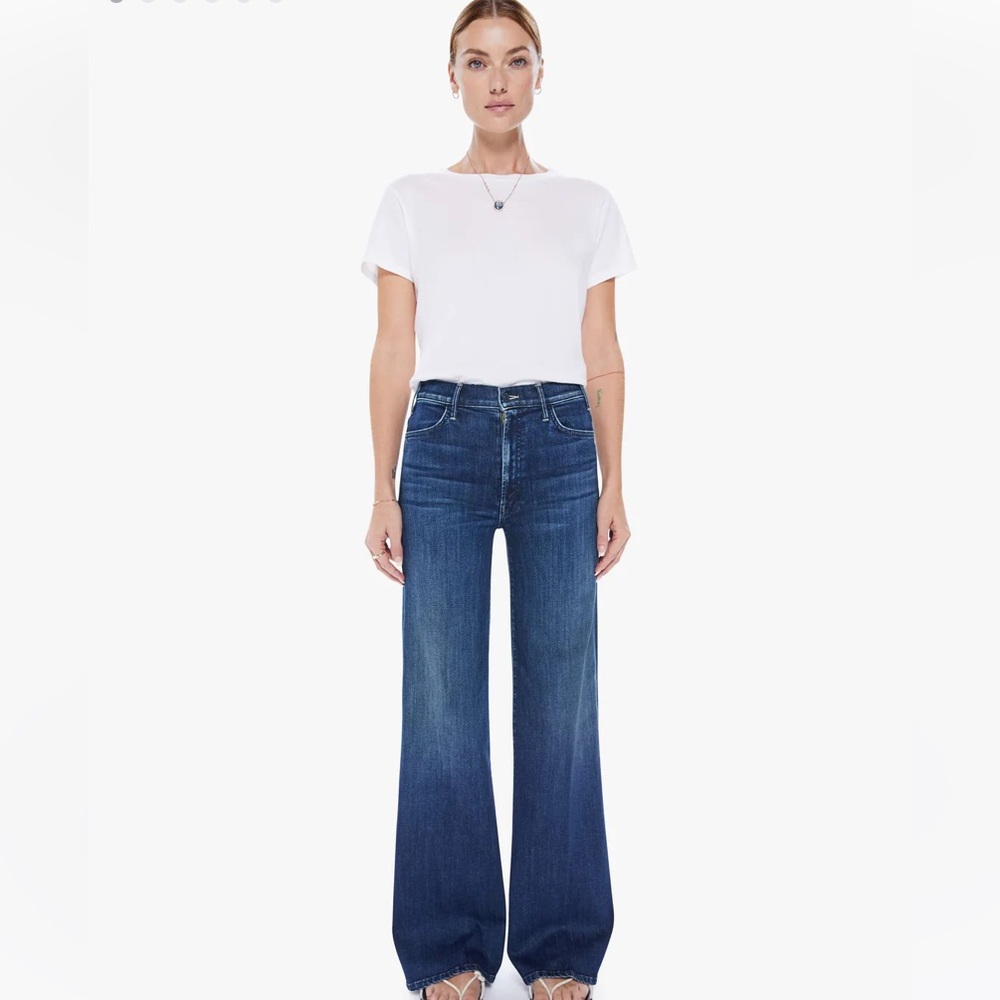 The Hustler Roller Sneak Jeans from Mother